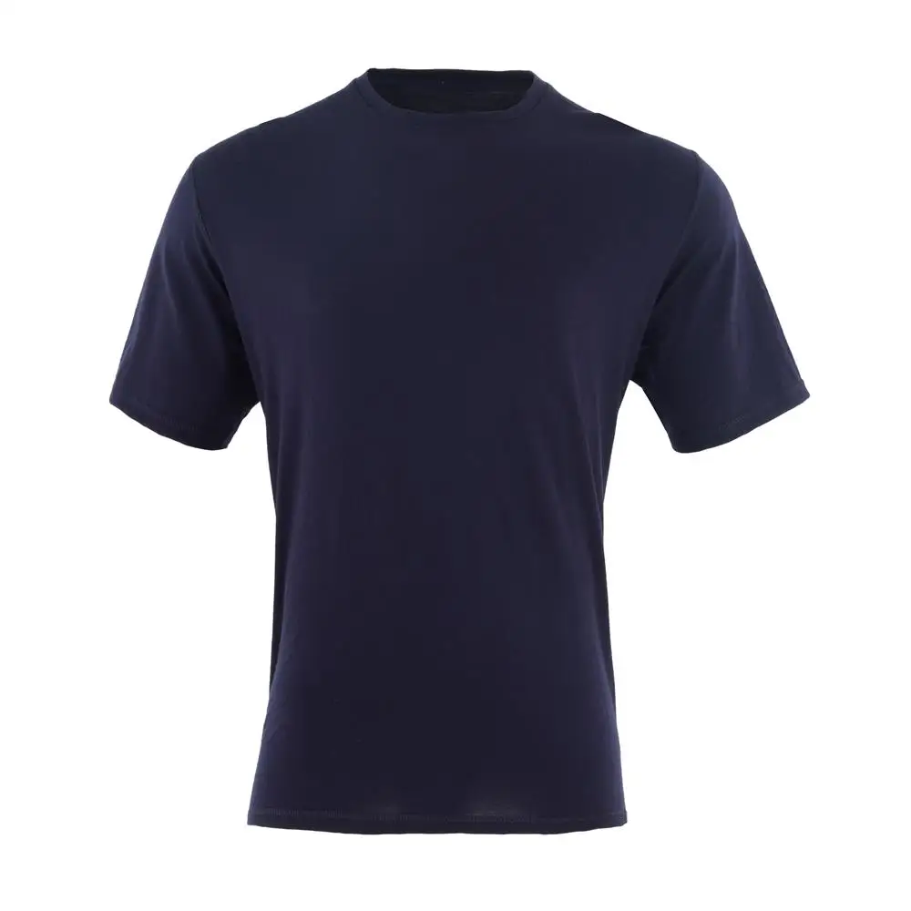 Quick Dry  Navy Men Short Sleeve T-shirt Casual Man shirts
