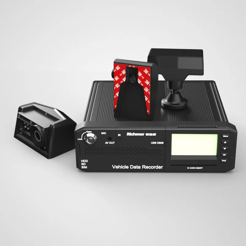 FCW LDW PCW Front Collision Warning System Anti Fatigue  driver face recognition Alert 4G Adas MDVR