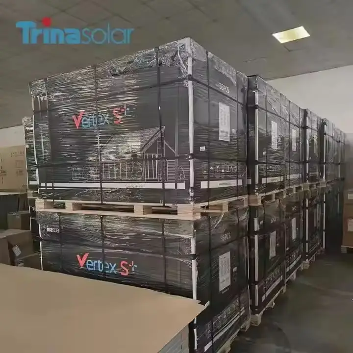 Trina Vertex S+ N type TOPCon double glass  435w 440w 445w 450w 450 watt all black Trina Solar Panel For Europe