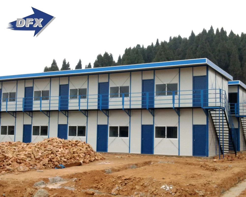 Light Prefabricated Steel Structure House Construction Site Dormitory From China