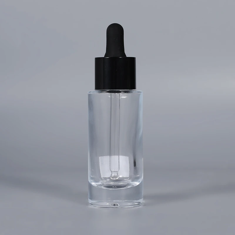 Hot selling 15ml 30ml 50ml essential oil essence clear glass dropper bottle