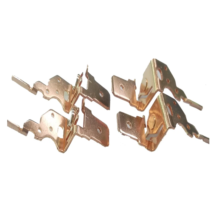 Switch terminal accessories brass stamping electrical silver contact rivets copper Contacts assembly