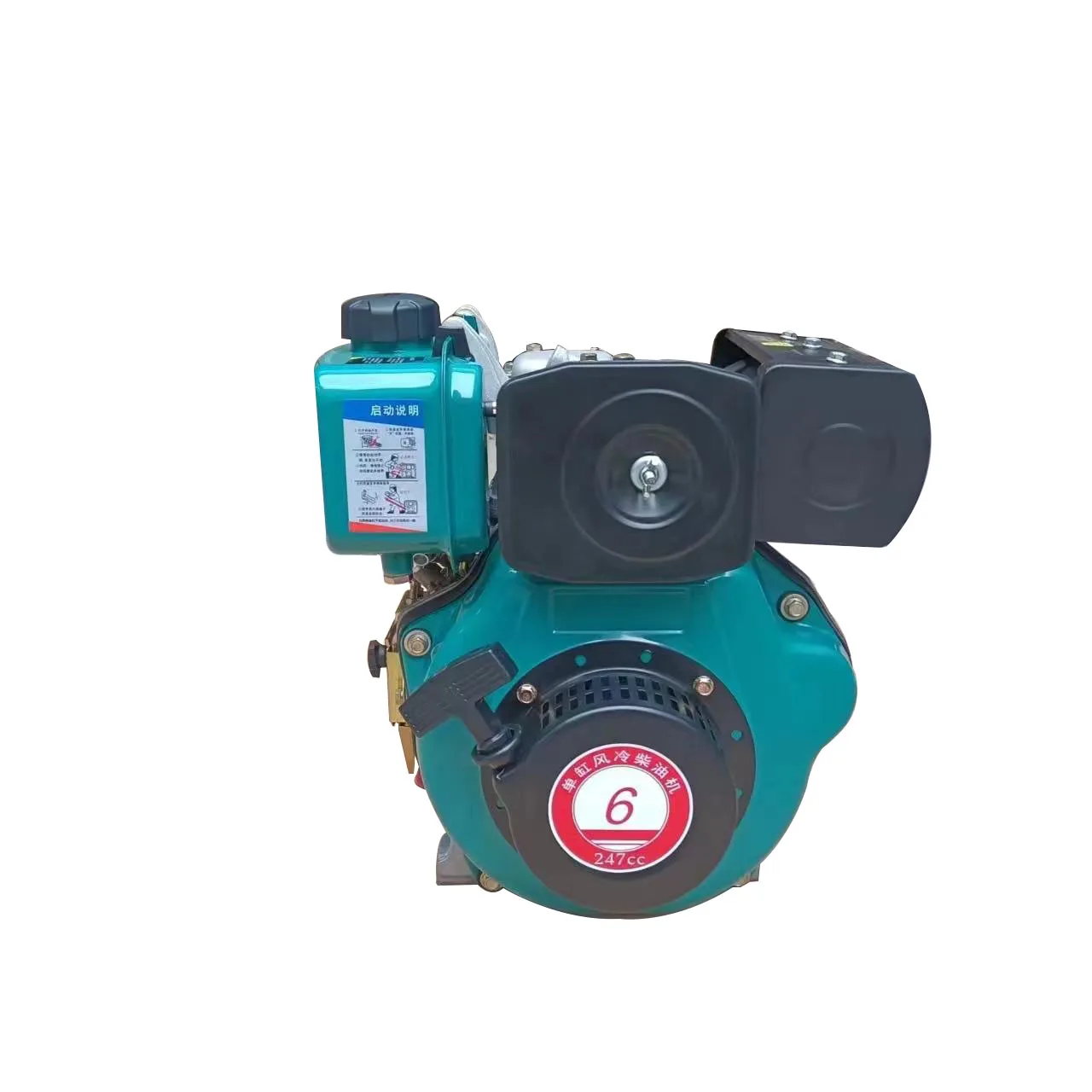 Factory produce High Quality 173F Diesel engine 6hp  4kw  246cc  Air Cooled Electric or hand start