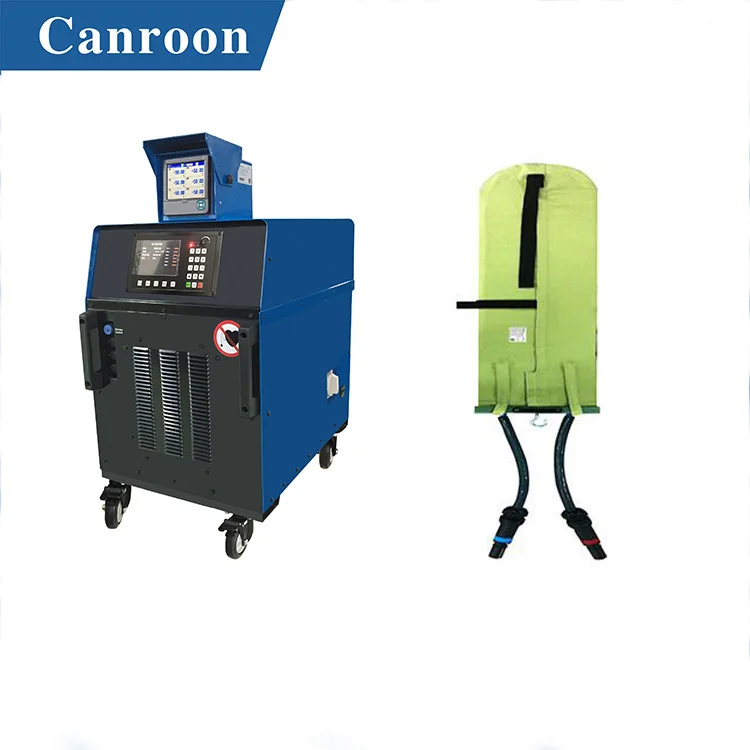 high efficiency for Welding Preheat and post welding heat treatment mobile induction heater with universal wheels