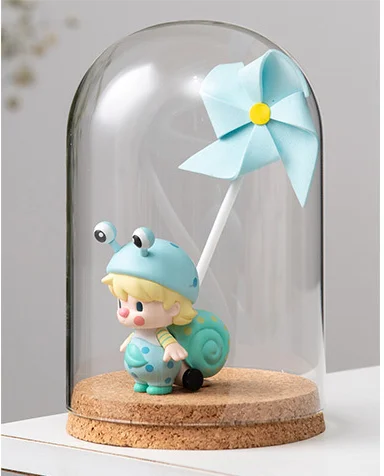 Hot Sale Cheap Large Glass Cloche Dome Bell Jar Display Stand Cover Terrarium Bottle with Cork Base for DIY Decor Glass Dome