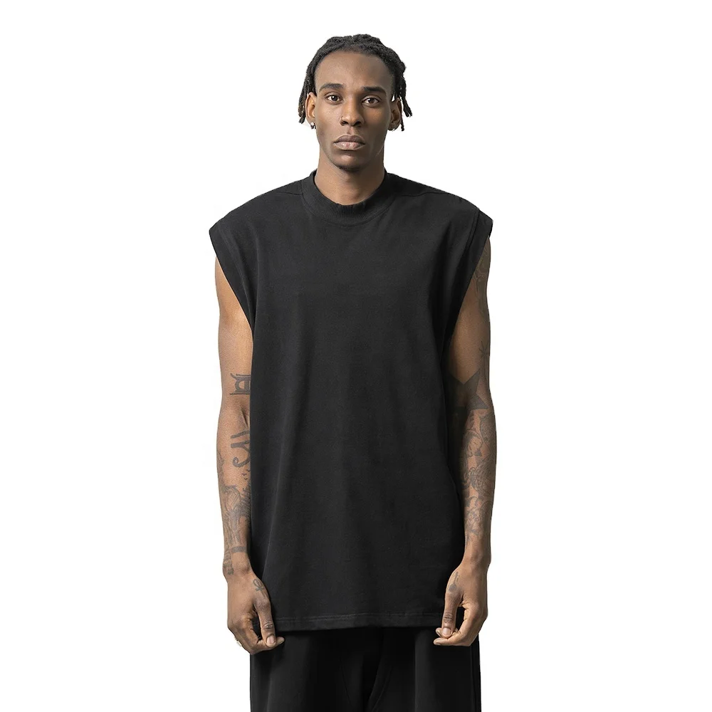 Жилет мужской компрессионный из полиэстера, майка без рукавов в стиле хип-хоп для фитнеса и тренировок, хлопковый жилет с индивидуальным логотипом