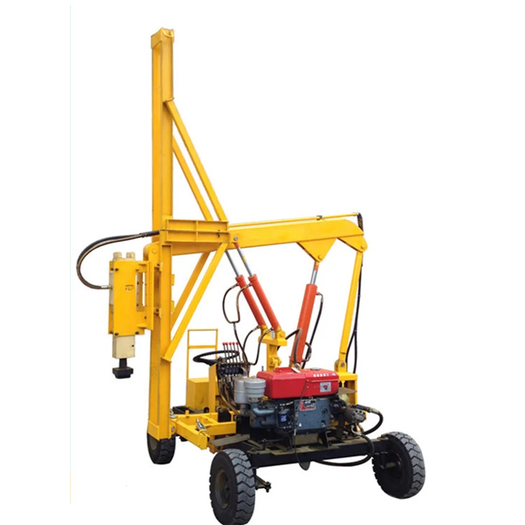 Cheap price hydraulic ground screw piling machine