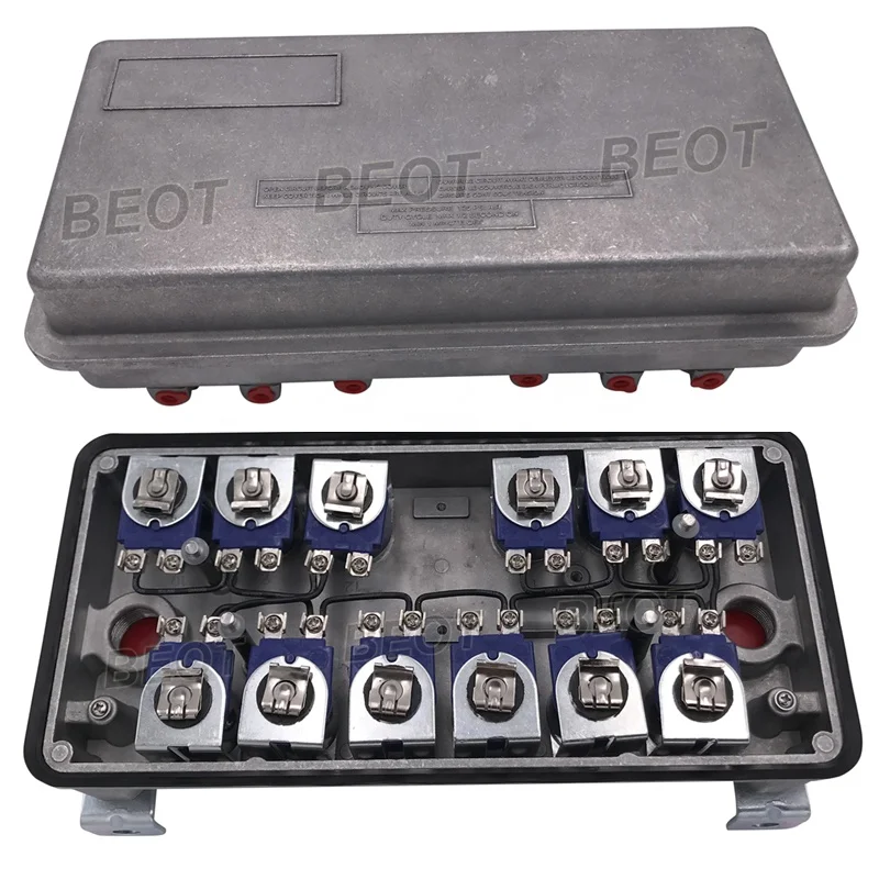 RCA3-8V / RCA3-12V type duct collector remote pulse controller enclosure box for air control valve