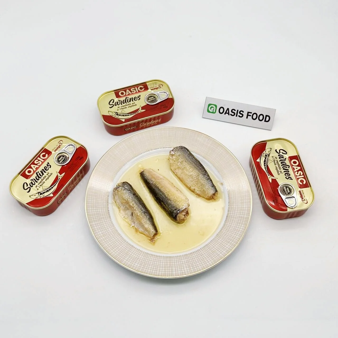Canned Sardines in Olive Oil and Tomato Sauce 125g High Protein Premium Options