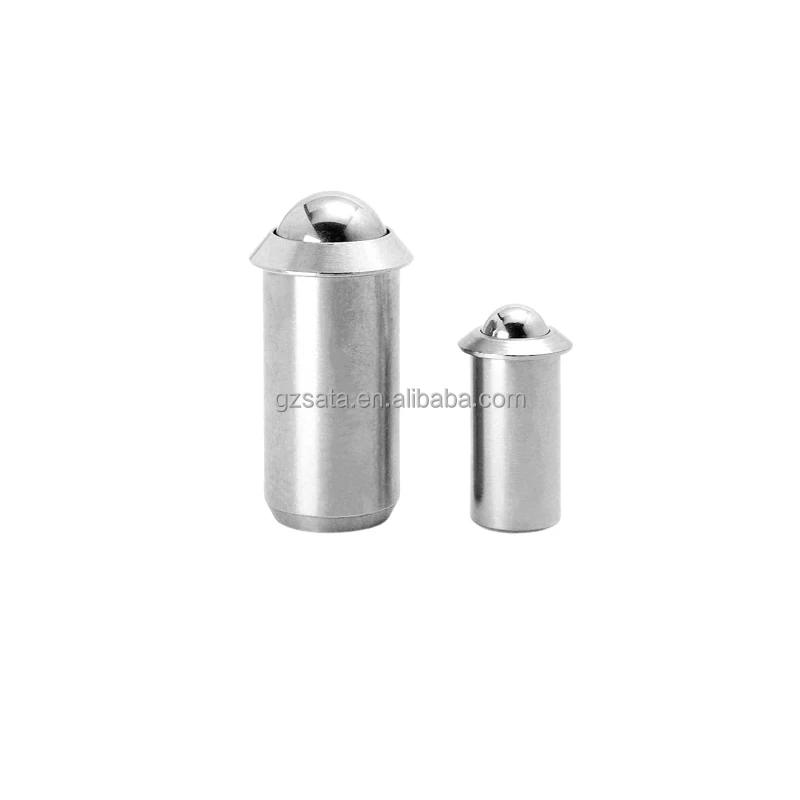 SS Press Fit Spring Ball Plunger