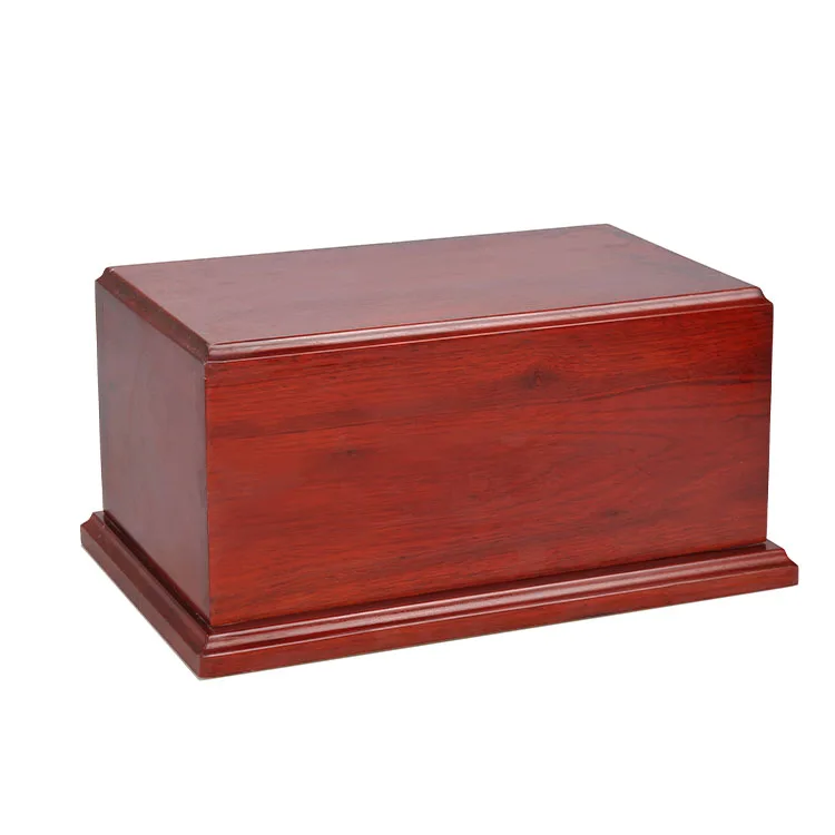 Super Quality Rosewood Funeral Urns Box In Low Prices Hot Selling Wooden Cremation Urns
