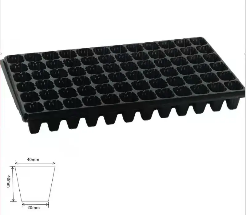 72 nursery cells  Factory Direct Produced High Quality Plastic Nursery Seedling Trays PET propagation tray