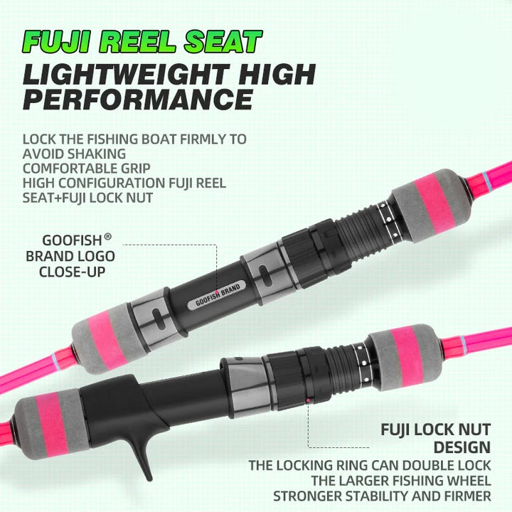 2024 Deep-6FT 183cm PE4-7 Jig 200-700G Glow Coating Japan Fuji Solid Nano Slow Jigging Rods