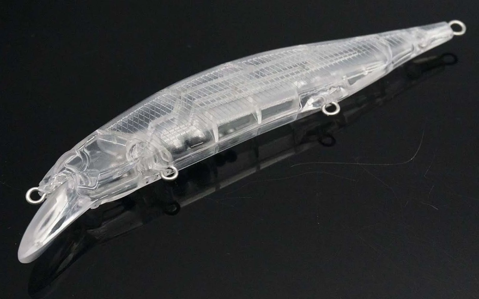 wholesale ABS unpainted minnow fishing blank lure body  125MM 12.64G E340