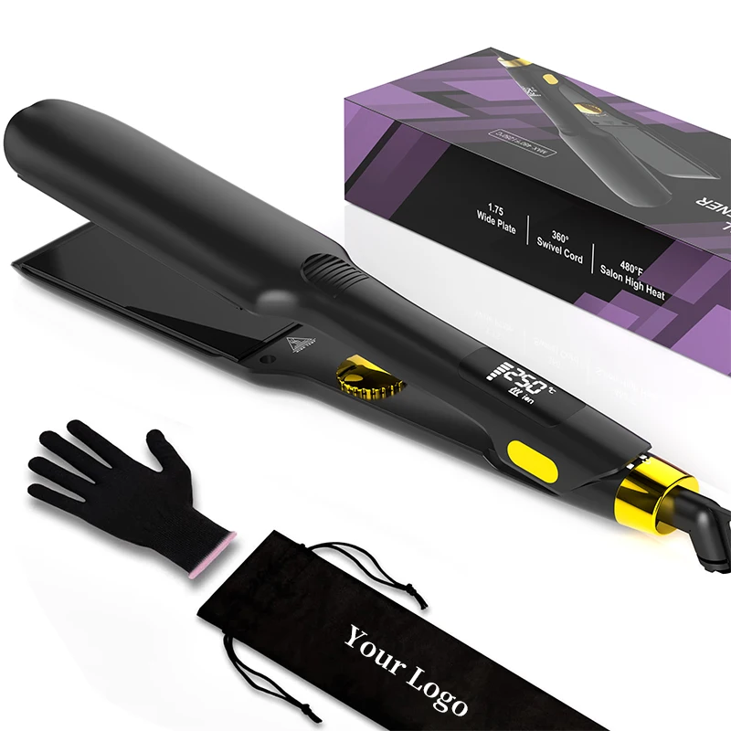 Fast Heating Professional planchas de cabello Wholesale Titanium Hair Styling Tools For Flat Iron