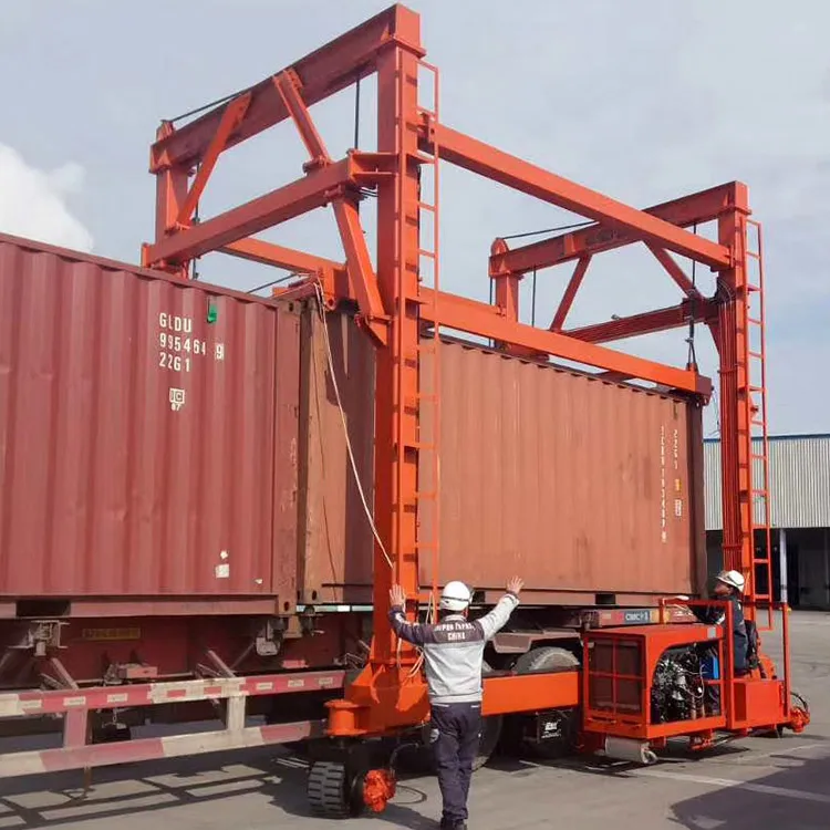 Large Span Gantry Mobile Container Crane for Lifting 40FT 20FT Container Handling