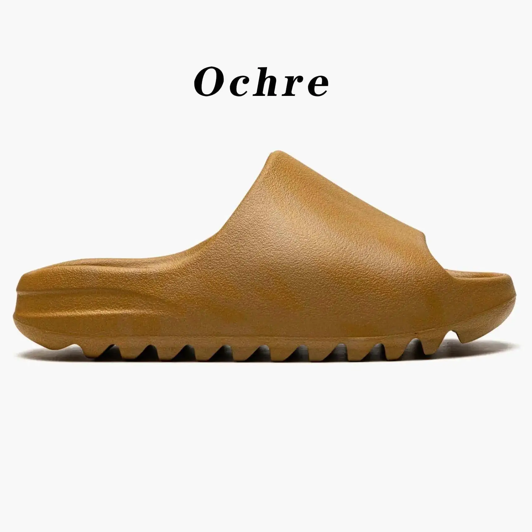 Wholesale High Quality Designer Logo  Foam Glow Green Orange Pure Bone Infant Yezzy  With Box Slippers