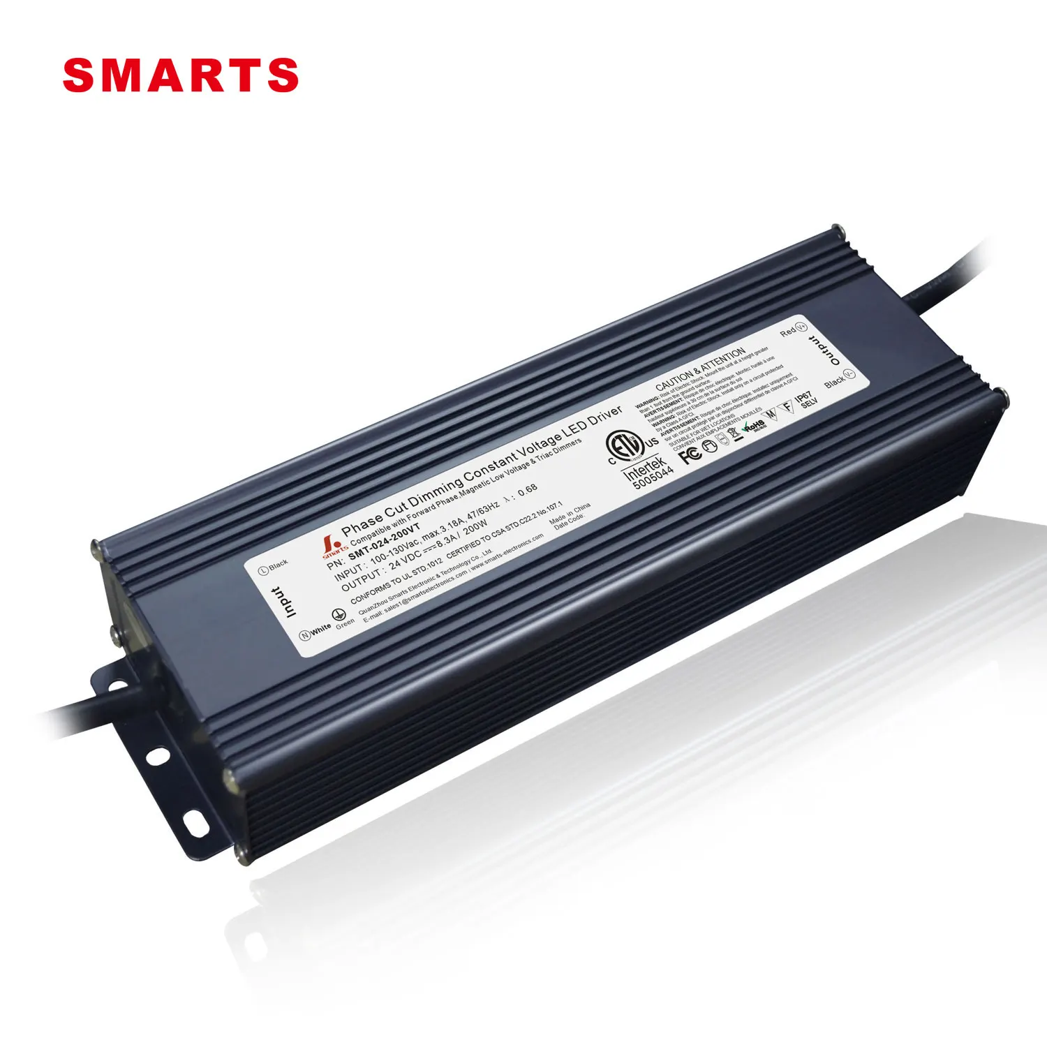 24v 200W waterproof triac dimmable constant voltage dimmable led driver