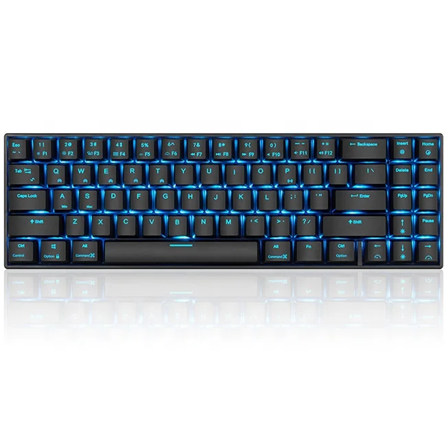 
RK71 High Quality Waterproof Support Wireless Wired MAC RGB Mechanical Gaming Keyboard 