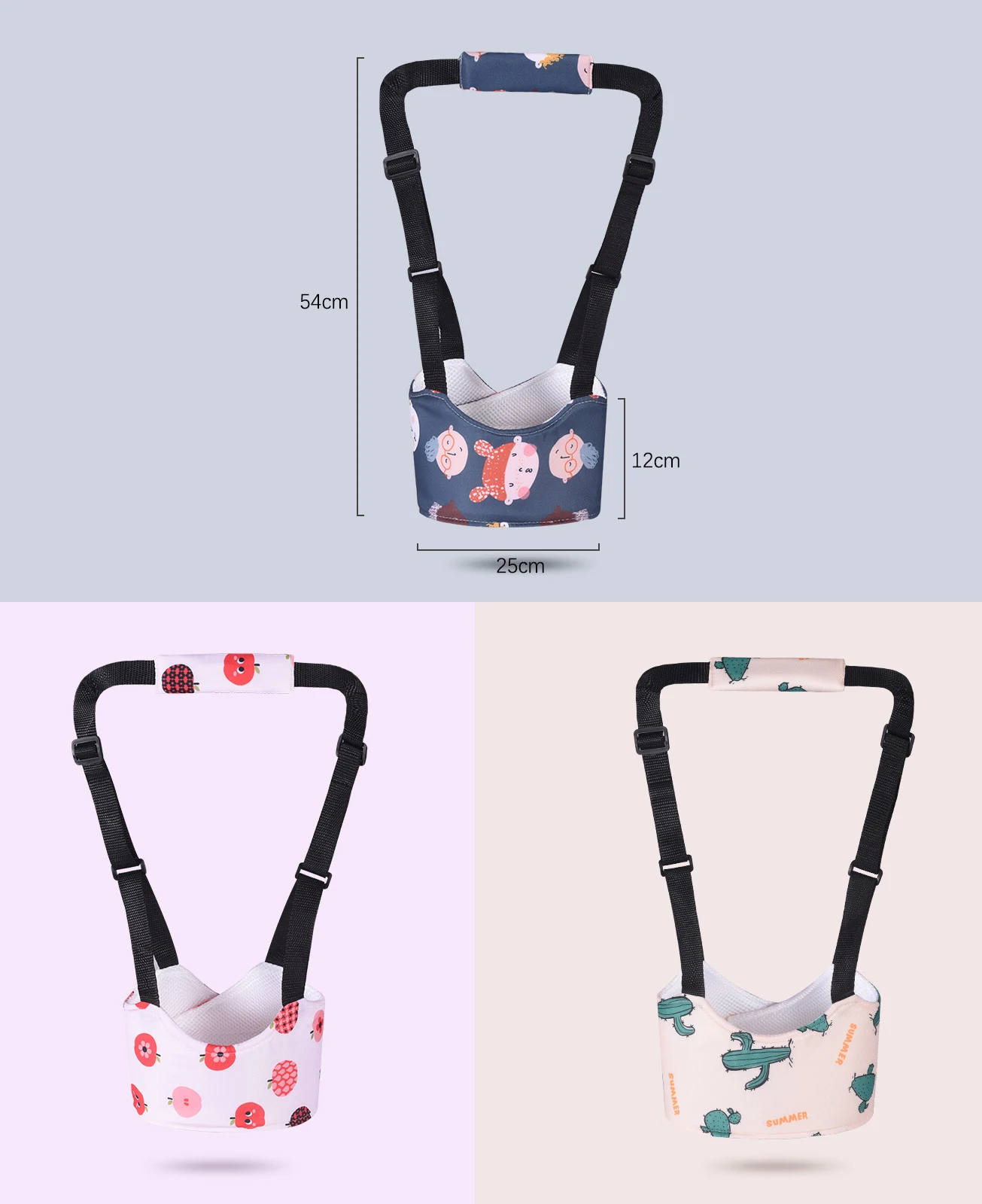 Factory Wholesale Handheld Walker Helper Stand Learning Assistant  Baby Walker Carrier baby walking harness baby walking belt