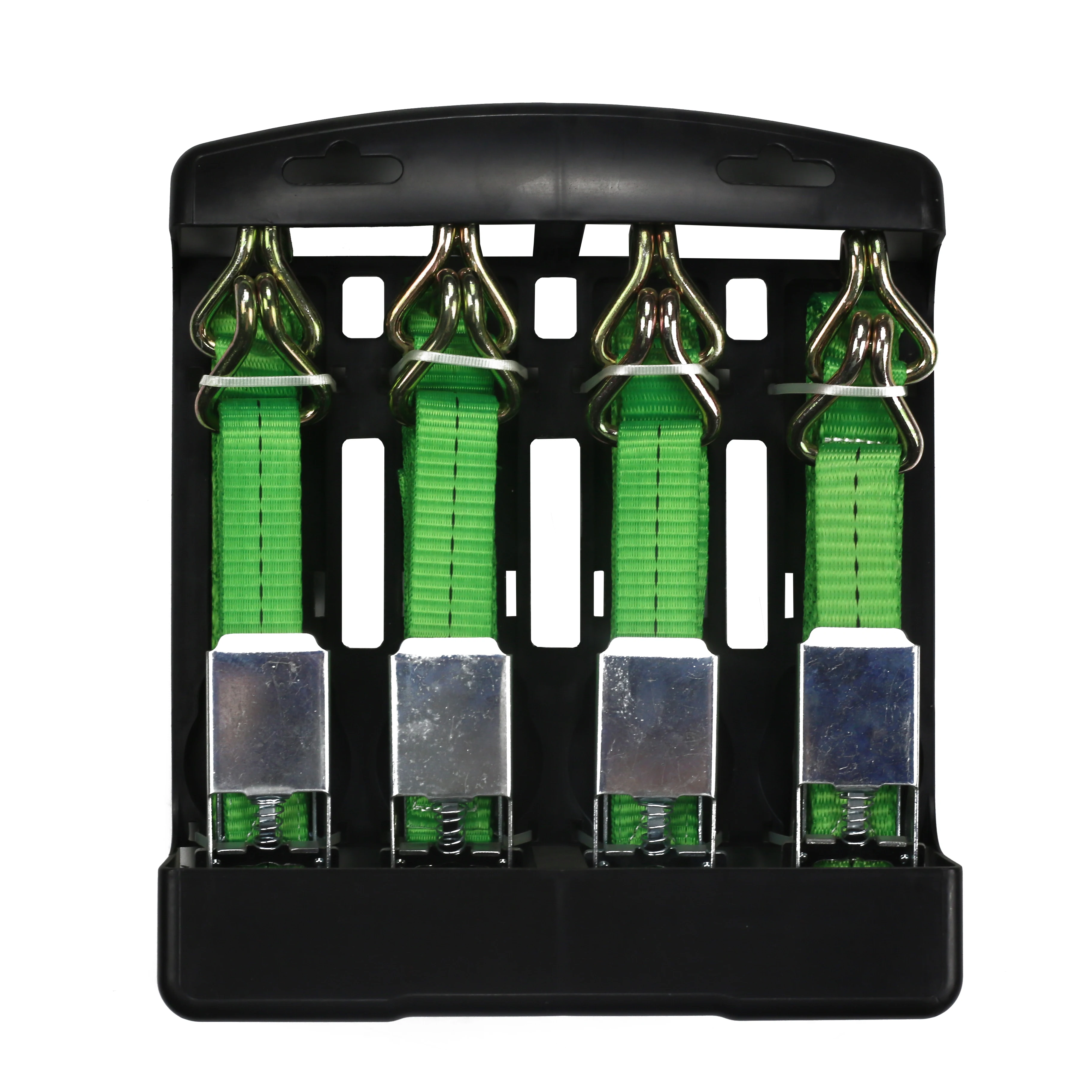 4Pack 1Inch 25mm 15ft Ratchet Straps Ratchet Tie Down Double J Hook