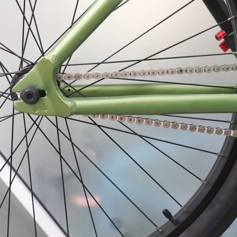 Single Speed 100L Steel Silver  BMX Chain