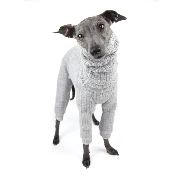 Luxury designer dog clothes Pet winter sweater dog fashion pet clothes gorgeous wooly romper braemar italian greyhound