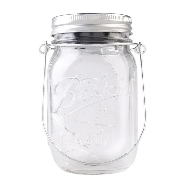 Wonderful decor colorful glass bottle mason jar lights led creative decoration battery lamp holiday lighting outdoor and indoor