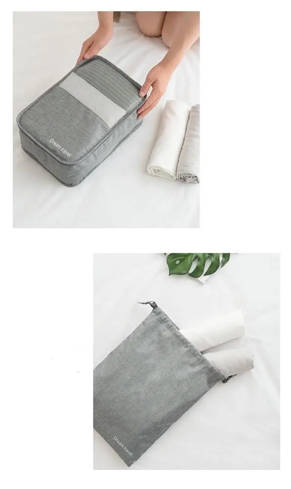 Large 7-Pcs Travel Organizer Accessories Packing Cubes for Travel Carry on Luggage Travel Organizer Bags