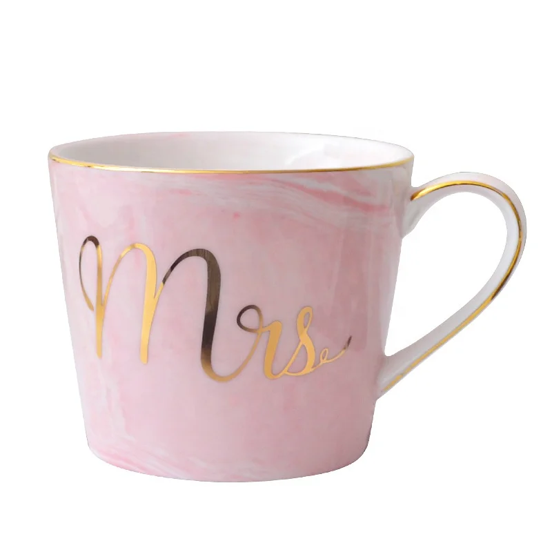 YIDING MR MRS coffee ceramic+mugs wholesale custom logo Promotional printed ceramic mugs coffee mug
