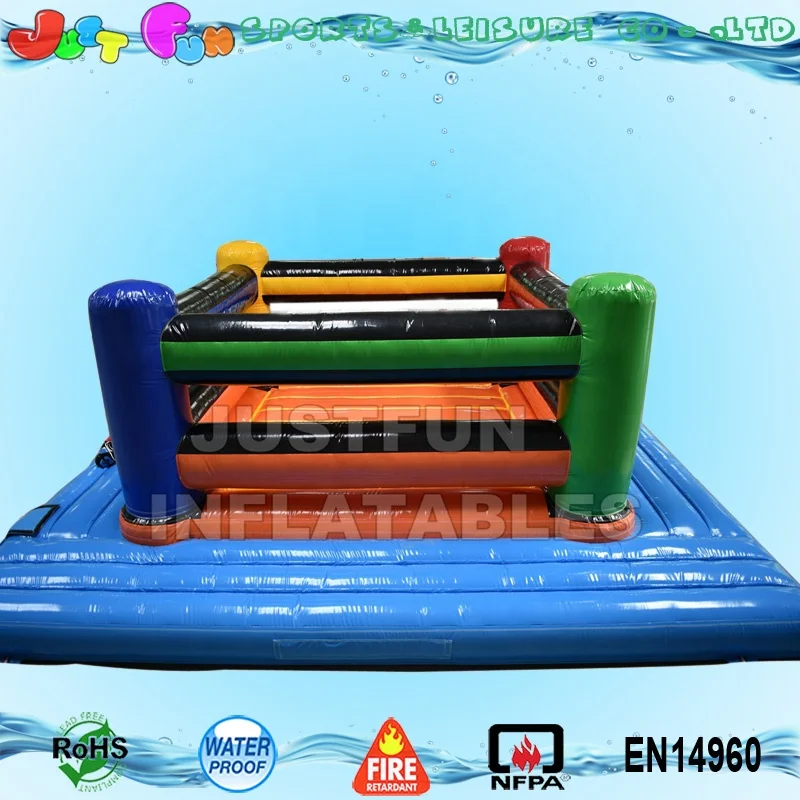 indoor interactive inflatable wrestling ring sports games
