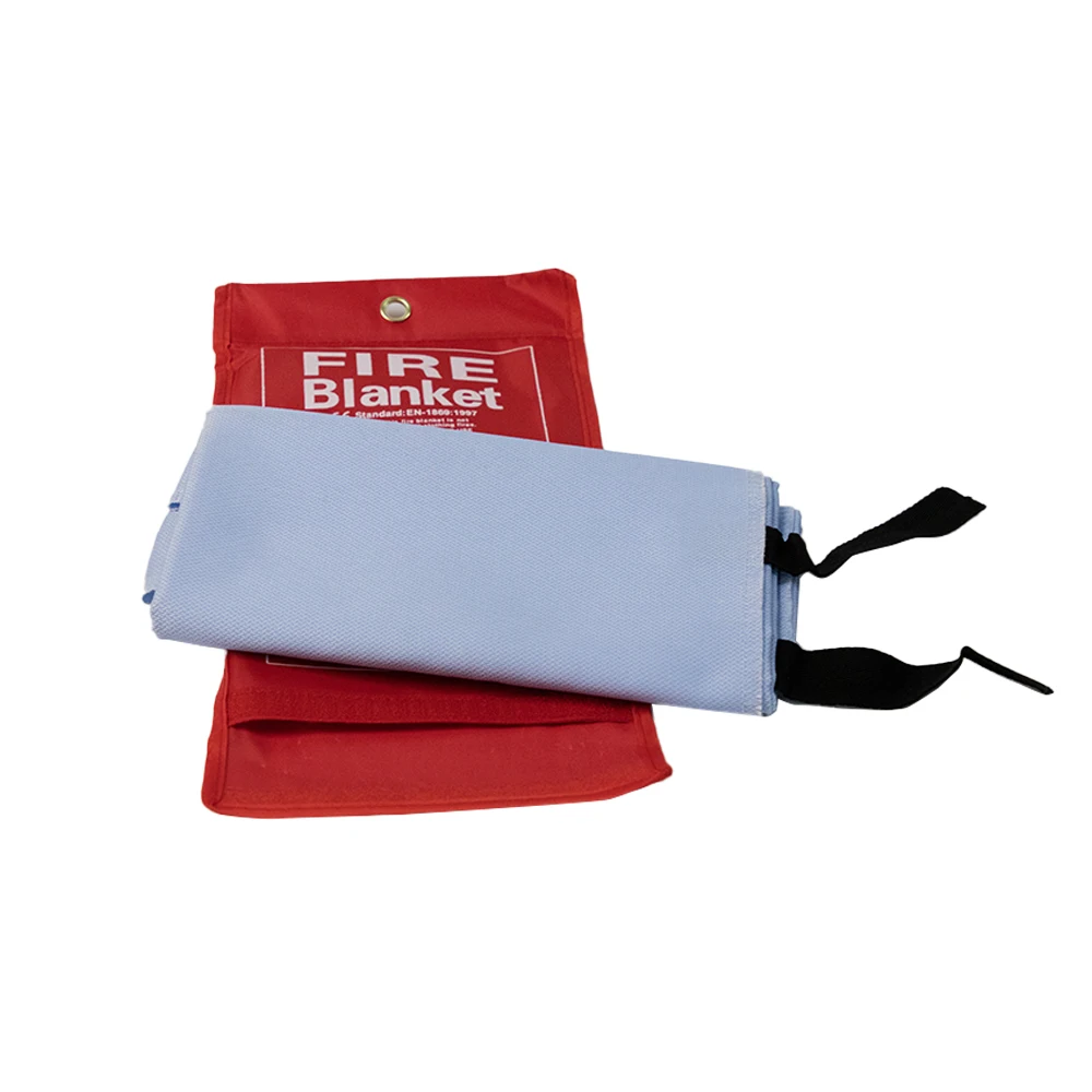 Direct Factory Sale Kitchen Emergency Fiberglass Fire Blanket Silicone Coated
