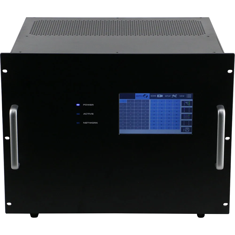 opaxy high quality Super long life DVI/HDM1 matrix18x18 36x36 1 card 1 port 1080P 4K30 and 4K60  Seamless Video Matrix Switcher