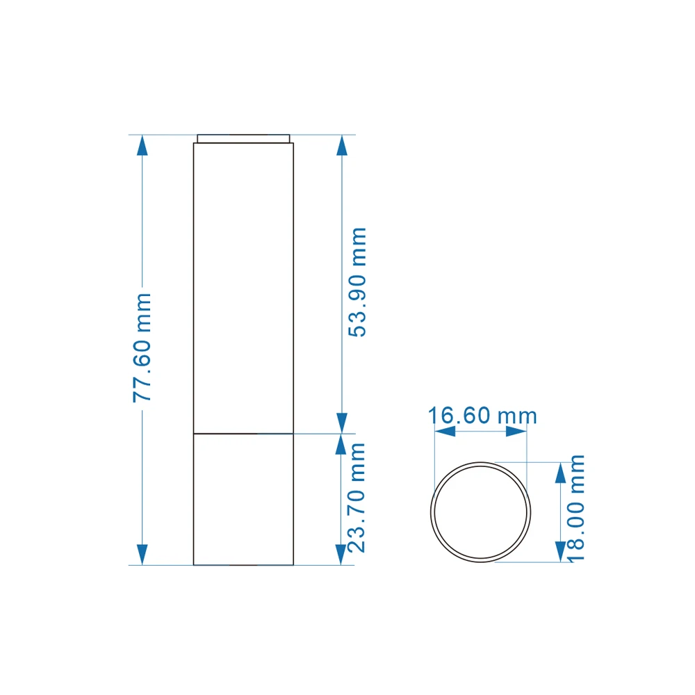high quality oem eco friendly  private label cosmetic container  tubes mini cute empty white lip balm tube