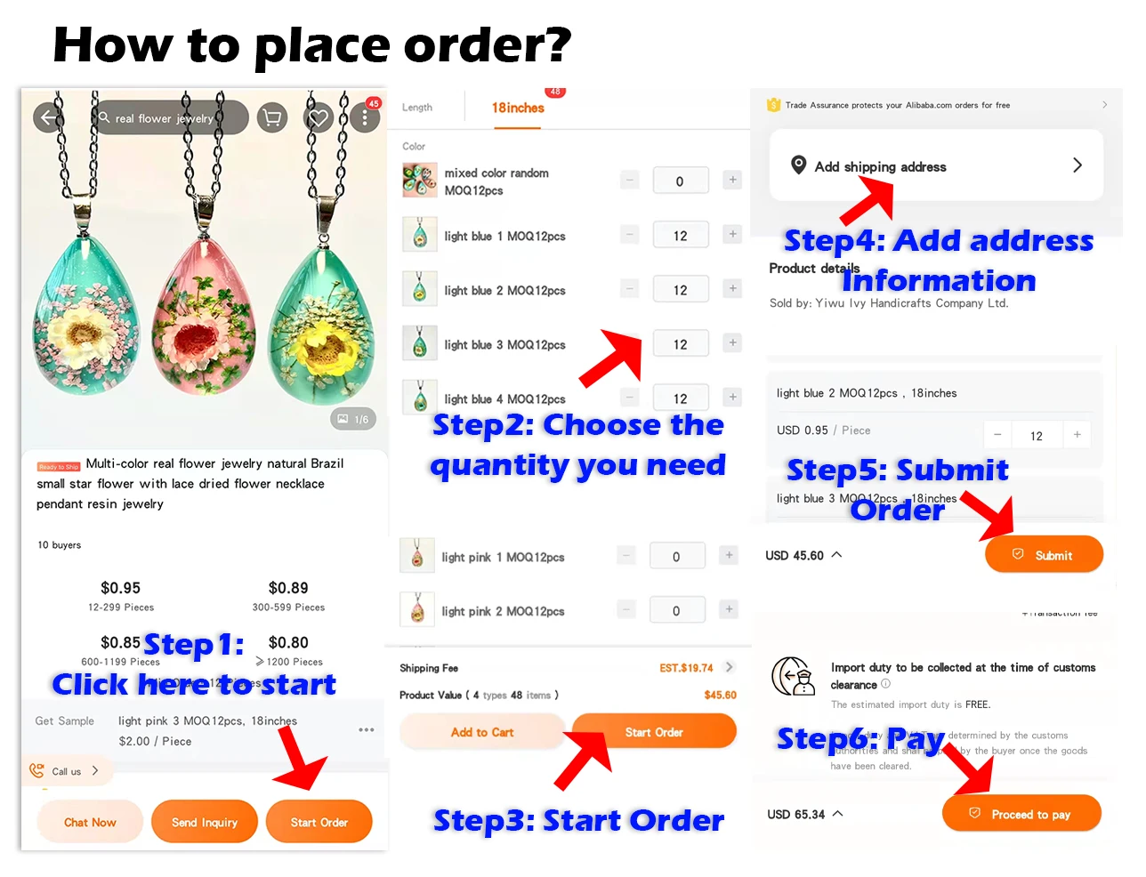 how to place order?