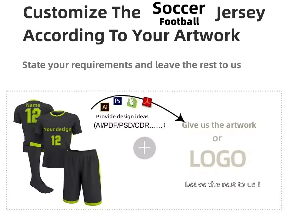 Factory Oem Soccer Shirts Hot Selling 100% Polyester Training Soccer Sets Croatia Soccer Jersey Custom for Wholesales
