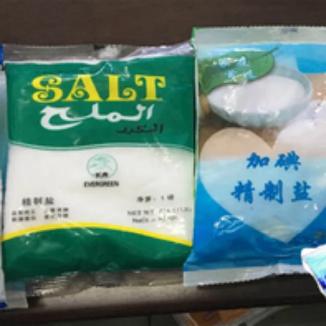 Table Food Grade Quality Refined Iodized Salt Sodium Chloride 99.1% Min.