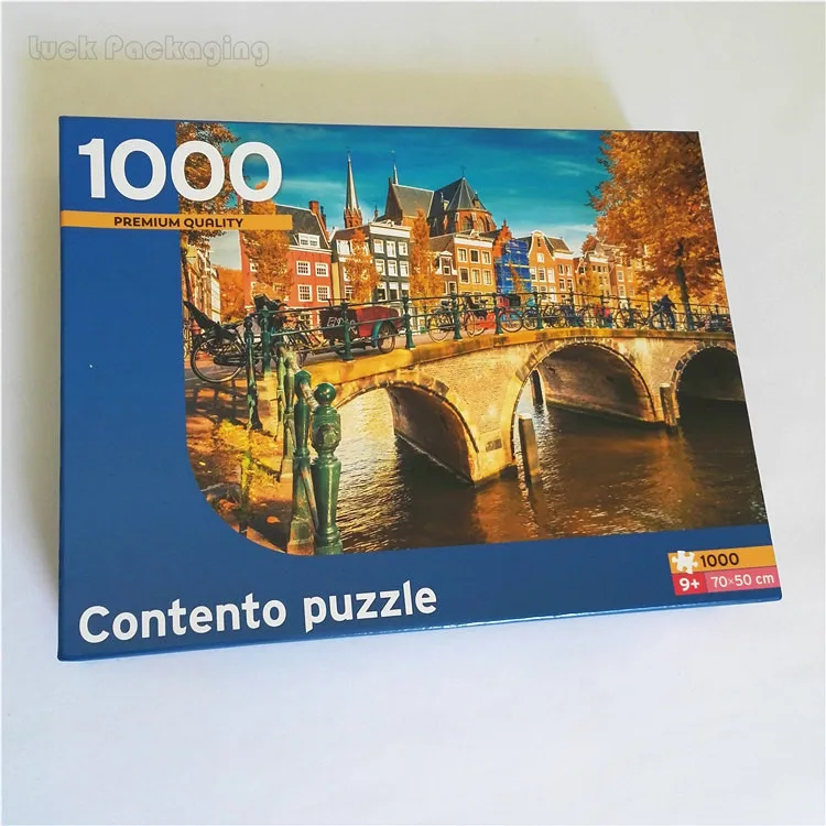custom 1000 piece puzzle adult jigsaw puzzle print and assemble factory wholesale jigsaw puzzles manufacturers