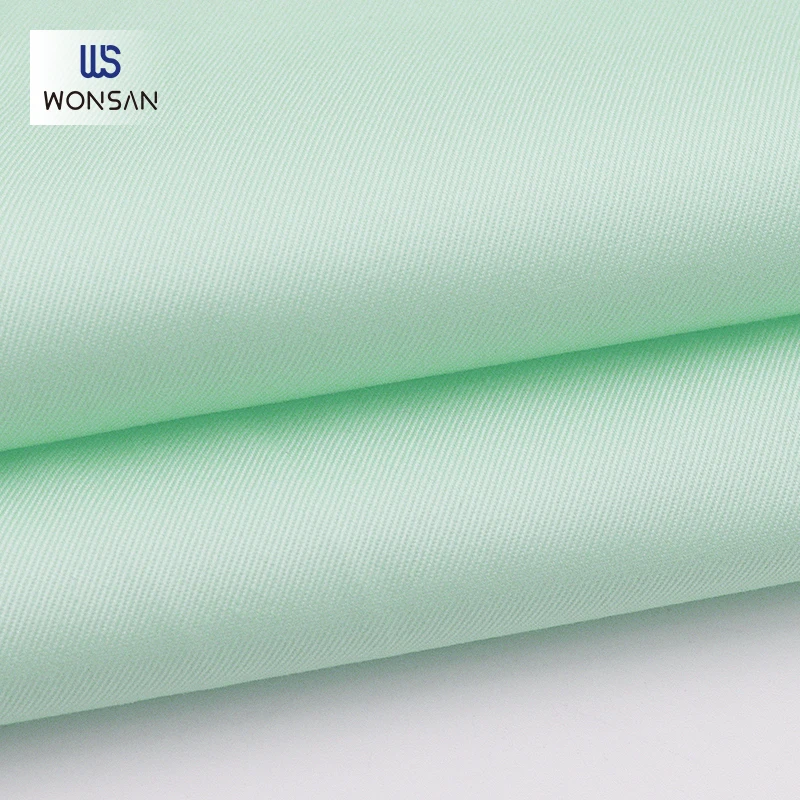 medical Fabrics Polyester Cotton Medical High Fastness No Pilling Easy Washing Woven Twill Fabrics