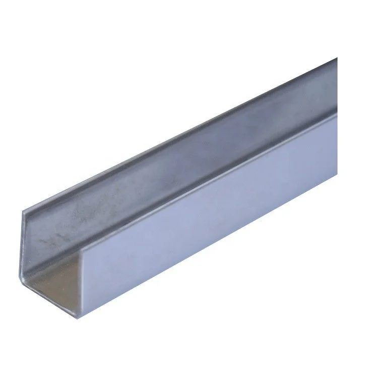 stainless steel u channel glass for handrail