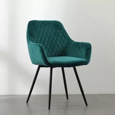 Hot selling luxury industrial brown grey club chair coffee shop chair green and a range of other leather dining chairs