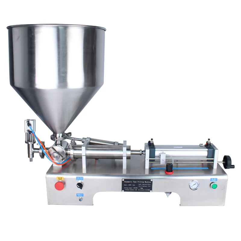 G1WTD Semi Automatic Ice Cream Honey Juice Sauce Soft Drink Tomato Paste Liquid Filling Machine
