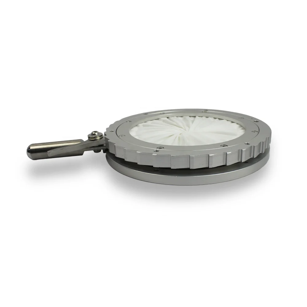 Iris diaphragm flow control valve