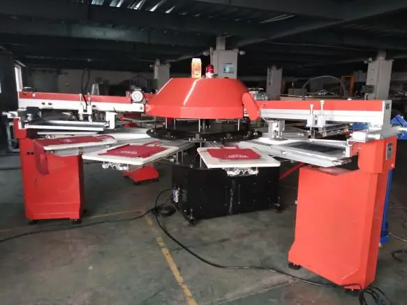 SPG big print size Automatic Multi-functional silk t-shirt printer screen printing press