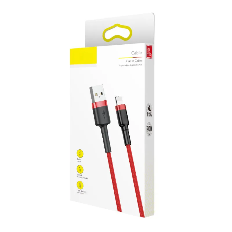  Поддержка baseus tech 2.4A Быстрый двухсторонний Плетеный Micro Usb зарядный кабель для