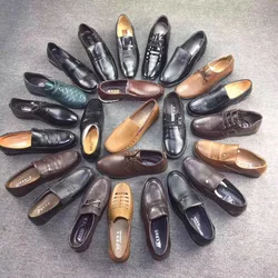 2021 Good Quality Chinese Factory Manufacturer Direct Supply Men Black Casual Leather Boot Shoes