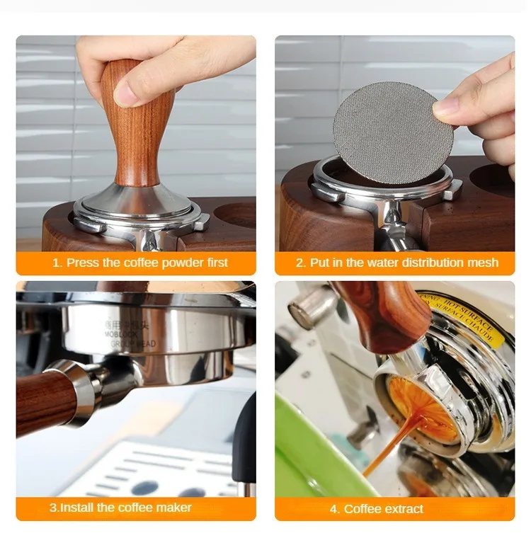 Espresso Puck Screen 1.0mm 1.7mm Thickness sintered screen 316 316L Stainless Steel  Dispersion Screen Filter