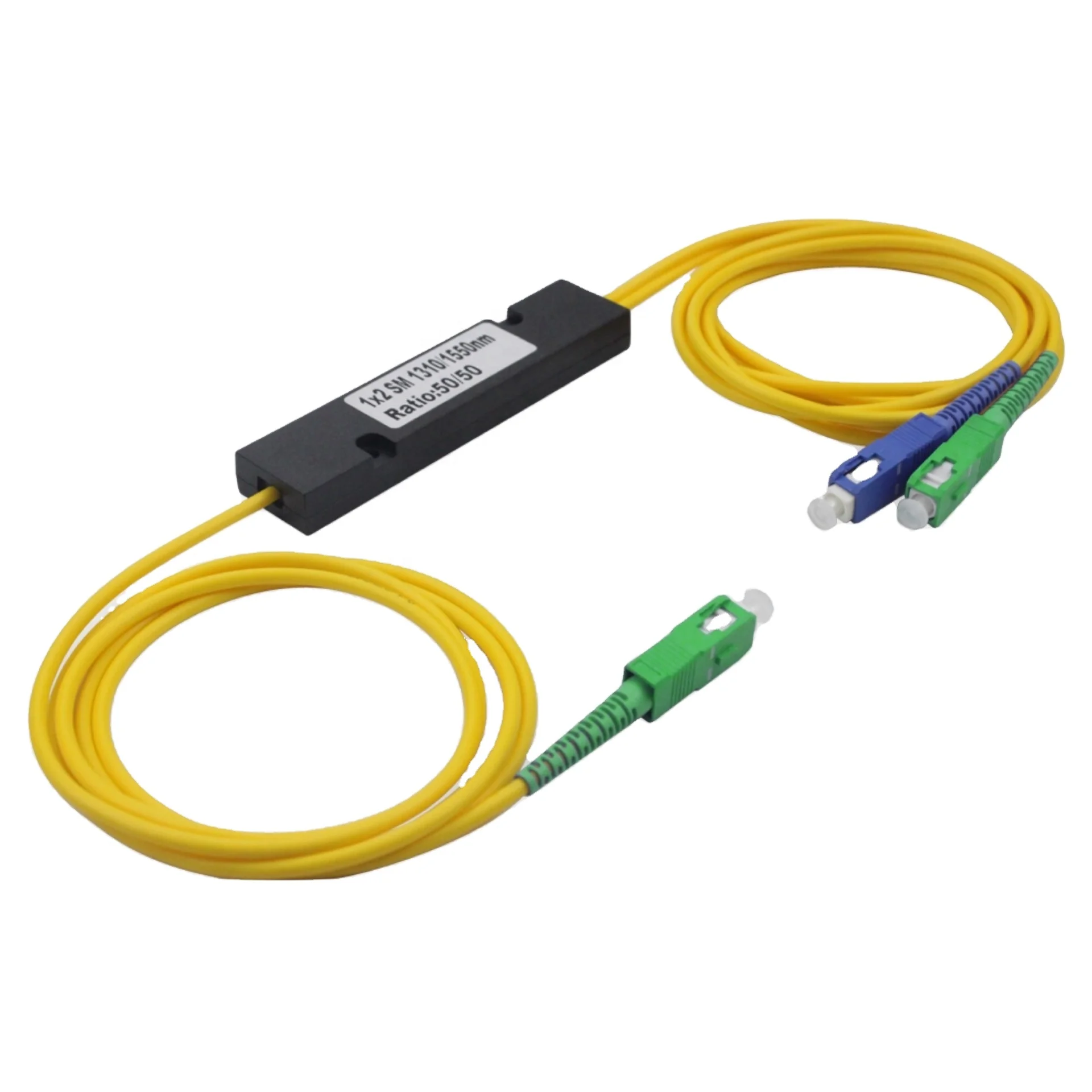 Good price Optical Splitter 1x2 Tapered  ABS FBT Fiber Optic Splitter