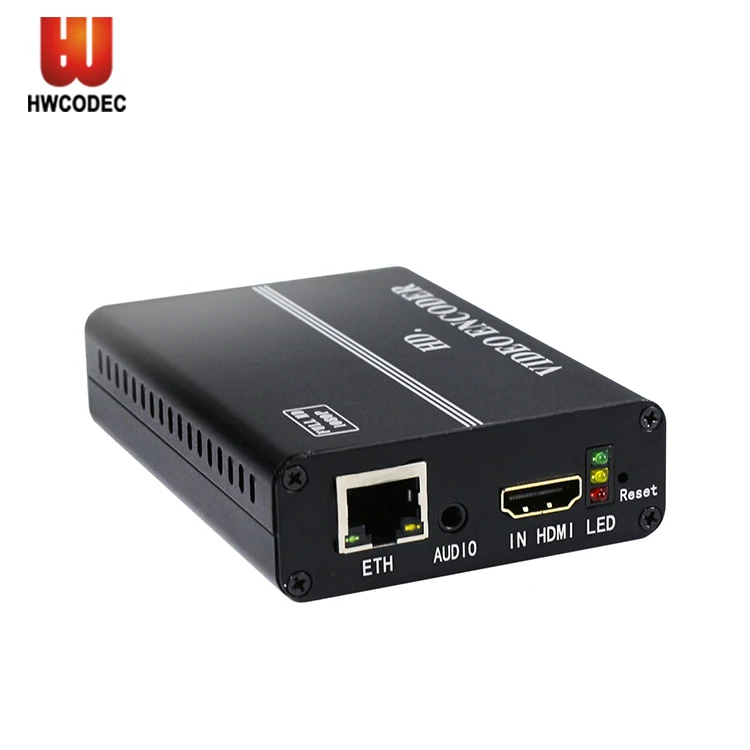 Haiwei H.264 MPEG-4 HD HDMI Encoder IPTV Encoder for YouTube, Facebook Game Capturing, ONVIF for CCTV Monitoring
