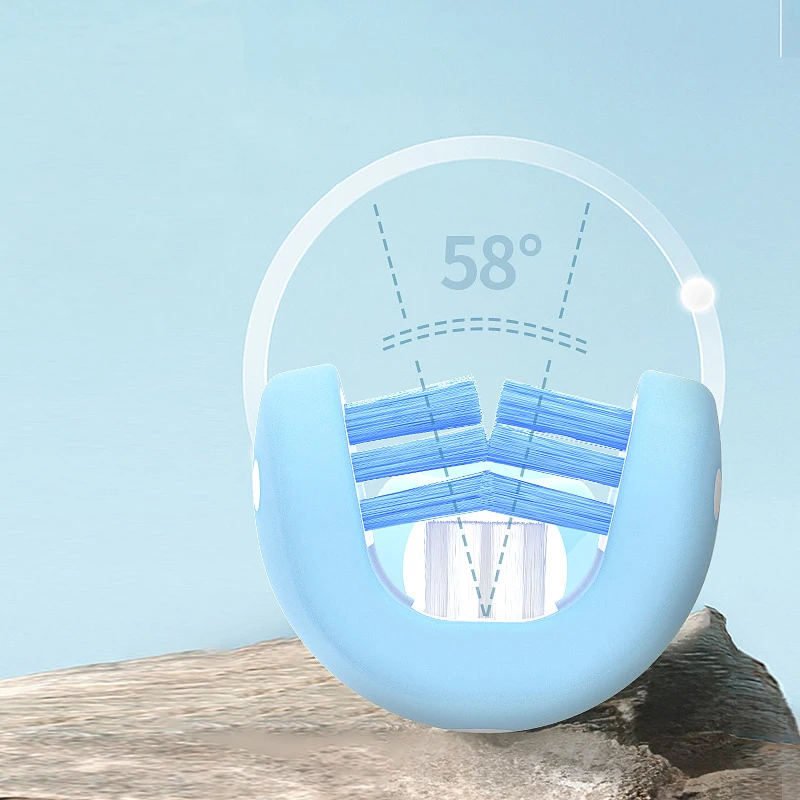 Hot sale new design children 3 sided toothbrush1pc 3-sided toothbrush soft and gentle clean 360 three sided toothbrush for men